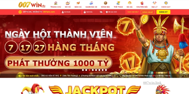 Hướng dẫn đăng nhập 007win